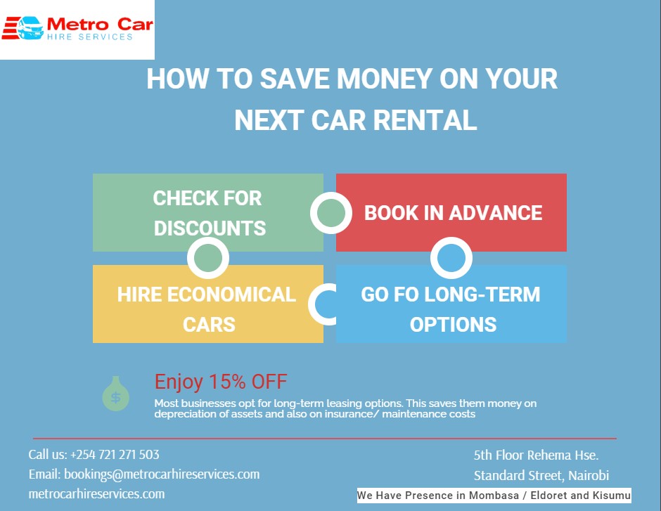 save money on your next car rental with Metro Car Hire Services