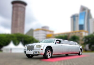 Chrysler limousine available for hire for bridal parties, weddings in Nairobi, Kenya